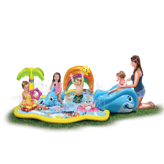 Banzai® Toddler & Kids Inflatable Splish Splash Water Park